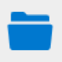 Blue folder icon