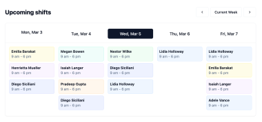 Ms Shift Layout Say goodbye to schedule chaos with a unified SharePoint Shift Dashboard